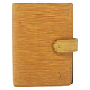 LOUIS VUITTON Epi Agenda PM Day Planner Cover Yellow R20059 LV Auth ti3915-13