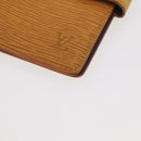 LOUIS VUITTON Epi Agenda PM Day Planner Cover Yellow R20059 LV Auth ti3915-14