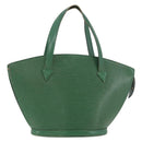 LOUIS VUITTON Epi Saint Jacques Hand Bag Green M52274 LV Auth ti3917-1