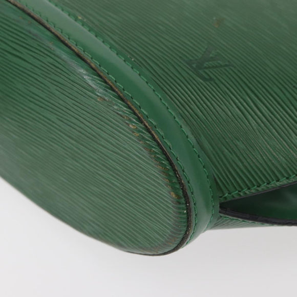 LOUIS VUITTON Epi Saint Jacques Hand Bag Green M52274 LV Auth ti3917