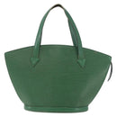 LOUIS VUITTON Epi Saint Jacques Hand Bag Green M52274 LV Auth ti3917-13