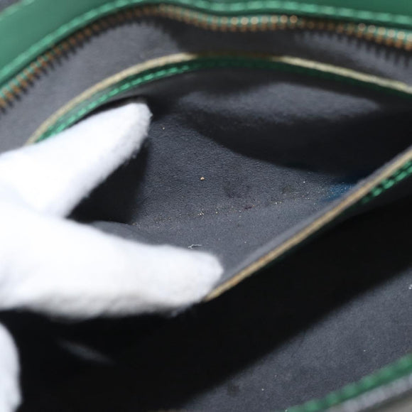 LOUIS VUITTON Epi Saint Jacques Hand Bag Green M52274 LV Auth ti3917