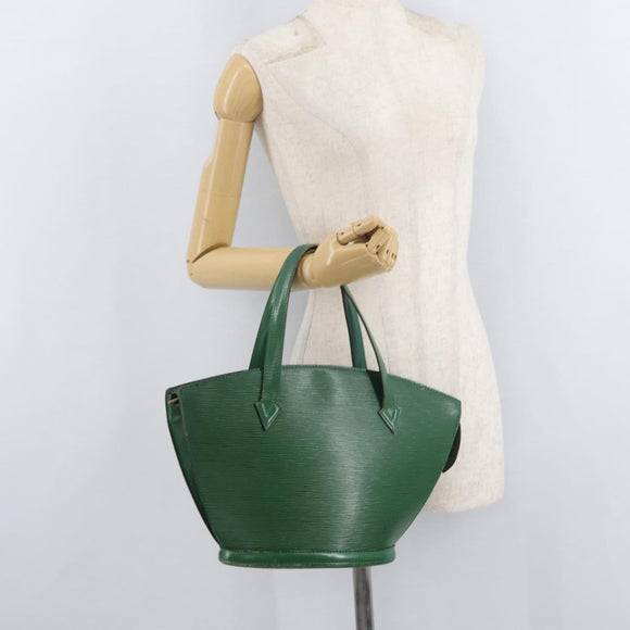 LOUIS VUITTON Epi Saint Jacques Hand Bag Green M52274 LV Auth ti3917