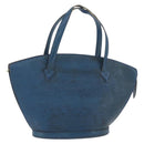 LOUIS VUITTON Epi Saint Jacques Shoulder Bag Blue M52275 LV Auth ti3918-1