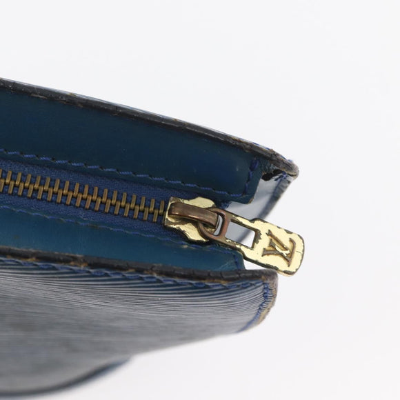 LOUIS VUITTON Epi Saint Jacques Shoulder Bag Blue M52275 LV Auth ti3918
