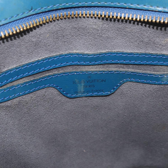 LOUIS VUITTON Epi Saint Jacques Shoulder Bag Blue M52275 LV Auth ti3918