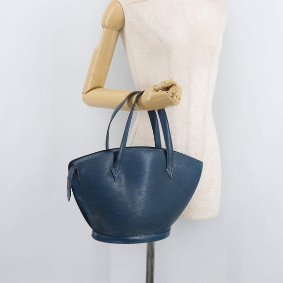 LOUIS VUITTON Epi Saint Jacques Shoulder Bag Blue M52275 LV Auth ti3918