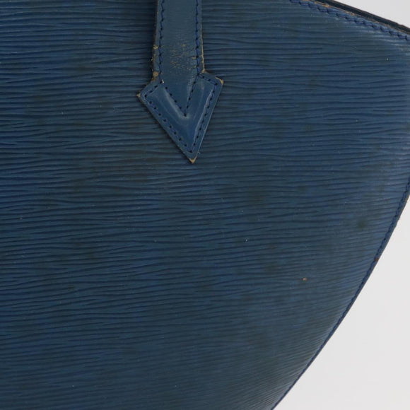 LOUIS VUITTON Epi Saint Jacques Shoulder Bag Blue M52275 LV Auth ti3918