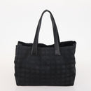 CHANEL New Travel Line Tote Bag Nylon 3 Set Pink Black CC Auth ti3919-17