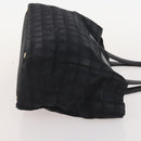 CHANEL New Travel Line Tote Bag Nylon 3 Set Pink Black CC Auth ti3919-19