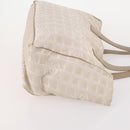 CHANEL New Travel Line Tote Bag Nylon 4 Set Beige CC Auth ti3920-16