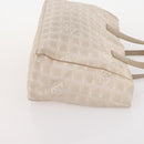 CHANEL New Travel Line Tote Bag Nylon 4 Set Beige CC Auth ti3920-22