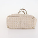 CHANEL New Travel Line Tote Bag Nylon 4 Set Beige CC Auth ti3920-24