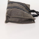 HERMES Fourre Tout Handtas katoen 4 Stuks Zwart Rood grijs Auth ti3922-10