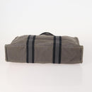HERMES Fourre Tout Handtas katoen 4 Stuks Zwart Rood grijs Auth ti3922-12