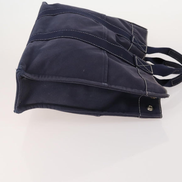 HERMES Fourre Tout Handtas katoen 4 Stuks Zwart Rood grijs Auth ti3922