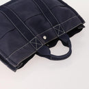 HERMES Fourre Tout Handtas katoen 4 Stuks Zwart Rood grijs Auth ti3922-5
