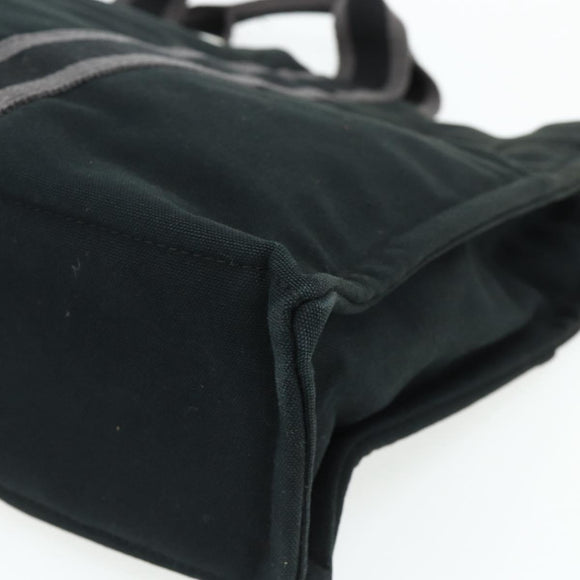 HERMES Fourre Tout MM Tote Bag cotton Black Auth ti3923A