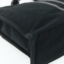 HERMES Fourre Tout MM Tote Bag cotton Black Auth ti3923A-9