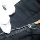 HERMES Fourre Tout MM Tote Bag cotton Black Auth ti3923A-11