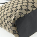 GUCCI GG Canvas Tote Bag Black Gold 002 1098 Auth ti3925-13