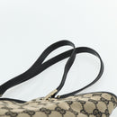 GUCCI GG Canvas Tote Bag Black Gold 002 1098 Auth ti3925-8