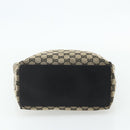 GUCCI GG Canvas Tote Bag Black Gold 002 1098 Auth ti3925-9