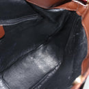 GUCCI Bamboo Bag Patent leather 2way Brown Gold 001 1705 1638 Auth ti3928-18