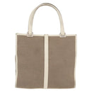 GUCCI Jackie Hand Bag Canvas Beige Silver 002 1065 Auth ti3929A-3