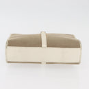 GUCCI Jackie Hand Bag Canvas Beige Silver 002 1065 Auth ti3929A-9
