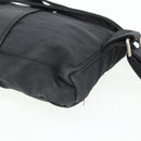 HERMES Acapulco Waist bag Nylon Black Auth ti3931-16