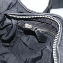 HERMES Acapulco Waist bag Nylon Black Auth ti3931-19