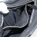 HERMES Acapulco Waist bag Nylon Black Auth ti3931-20