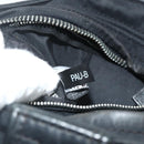HERMES Acapulco Waist bag Nylon Black Auth ti3931-12