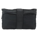 HERMES Acapulco Waist bag Nylon Black Auth ti3931-13