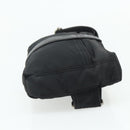 HERMES Acapulco Waist bag Nylon Black Auth ti3931-4