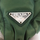 PRADA Tote Bag Nylon Green Black Auth ti3933-17