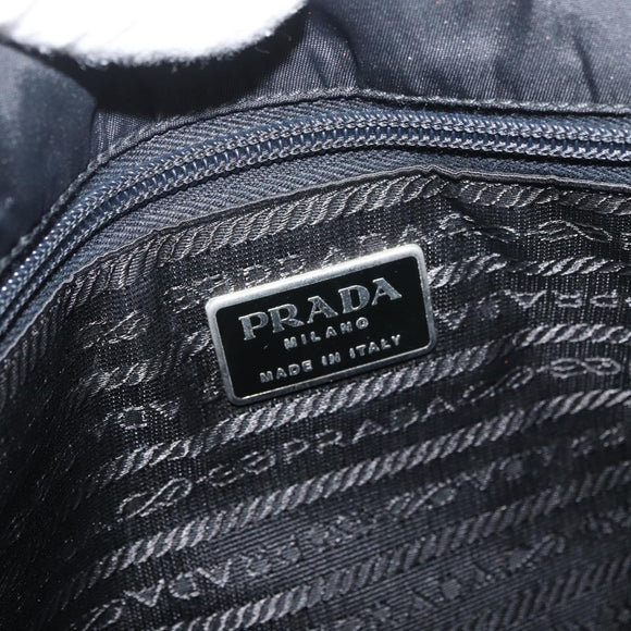 PRADA Tote Bag Nylon Green Black Auth ti3933