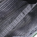 PRADA Tote Bag Nylon Green Black Auth ti3933-11