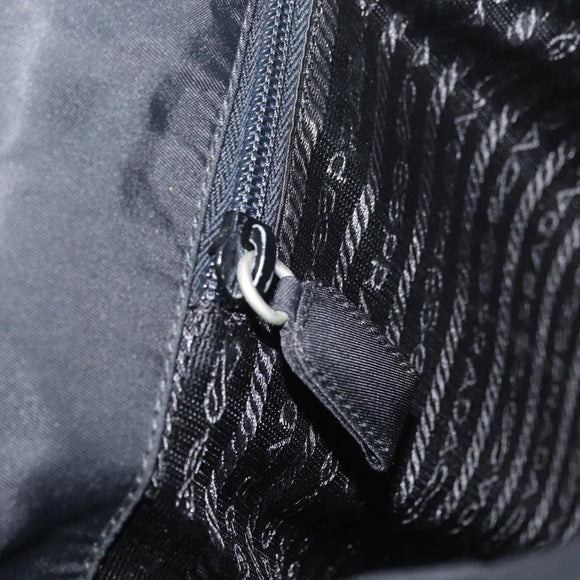 PRADA Tote Bag Nylon Green Black Auth ti3933
