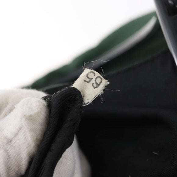 PRADA Tote Bag Nylon Green Black Auth ti3933