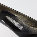 GIVENCHY Heel Patent leather Black Gold Auth ti3934-15