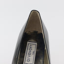 GIVENCHY Heel Patent leather Black Gold Auth ti3934-17
