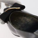 GIVENCHY Heel Patent leather Black Gold Auth ti3934-18
