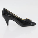 GIVENCHY Heel Patent leather Black Gold Auth ti3934-21