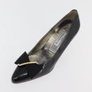 GIVENCHY Heel Patent leather Black Gold Auth ti3934-23