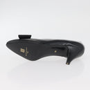 GIVENCHY Heel Patent leather Black Gold Auth ti3934-24