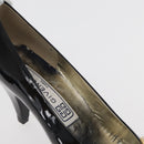 GIVENCHY Heel Patent leather Black Gold Auth ti3934-32