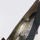 GIVENCHY Heel Patent leather Black Gold Auth ti3934-33