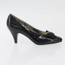 GIVENCHY Heel Patent leather Black Gold Auth ti3934-4